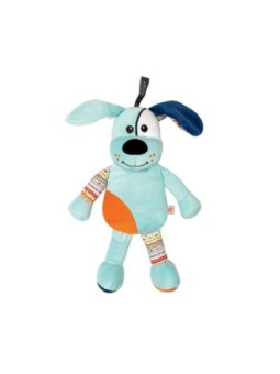 Coussin chauffant chien coloré