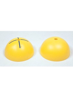 Base de jalon ½ sphérique