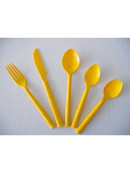Lot de 12 cuillères à café plastiques