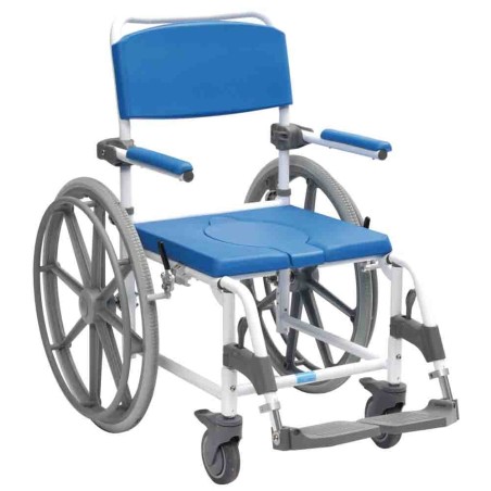 Chaise de douche Aston grandes roues