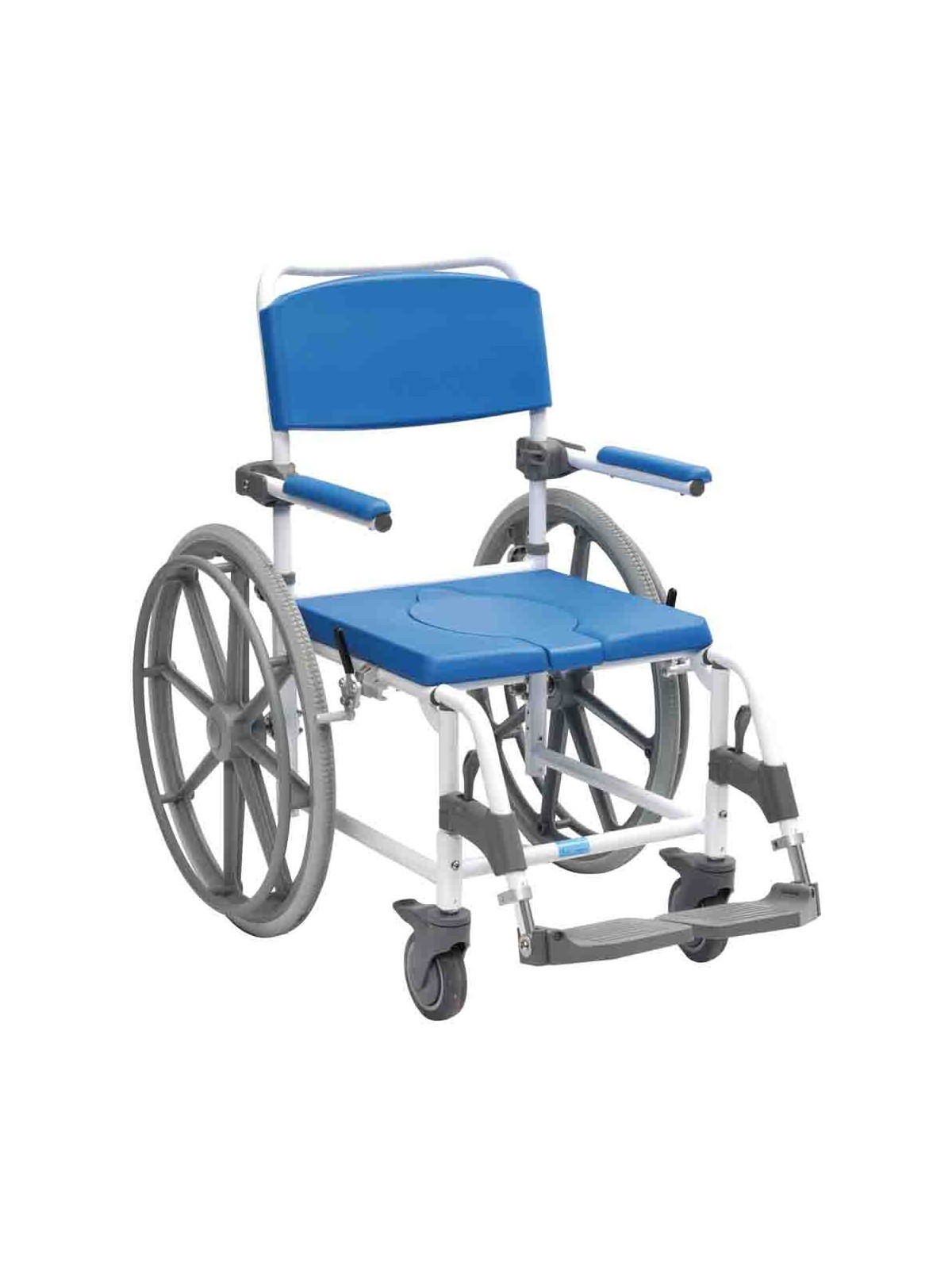 Chaise de douche Aston grandes roues