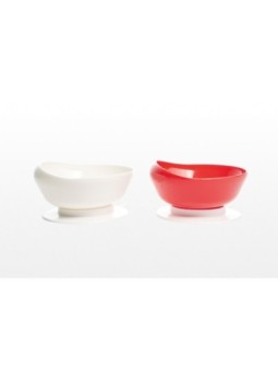 Bol à ventouse blanc