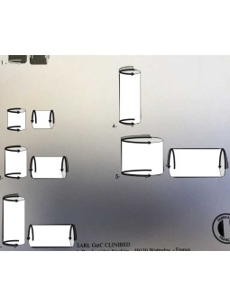 Drap ultra-glisse 70 x 70 cm