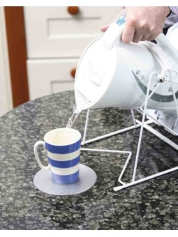 Set Dycem rond 14 cm argent