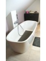 Tapis de baignoire Antigua gris