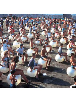 Gymnic Plus 75 cm blanc nacré