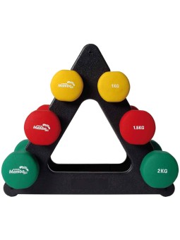 Paire d'haltères néoprène 5 kg