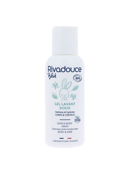 Gel doux lavant RIVADOUCE bébé certifié Bio