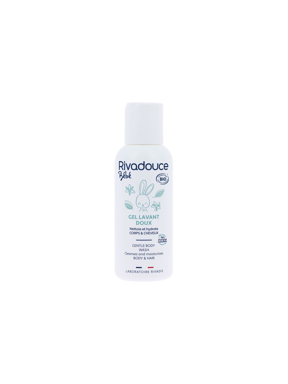 Gel doux lavant RIVADOUCE bébé certifié Bio