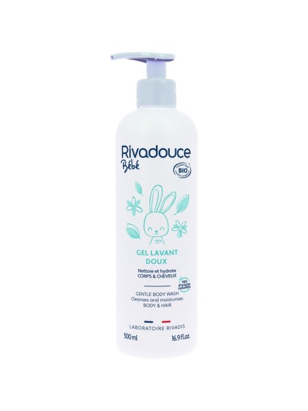 Gel doux lavant RIVADOUCE bébé certifié Bio