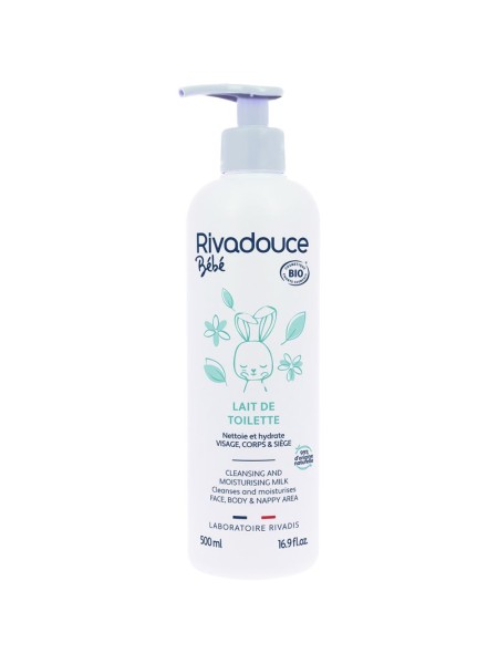 Lait de toilette RIVADOUCE bébé certifié Bio