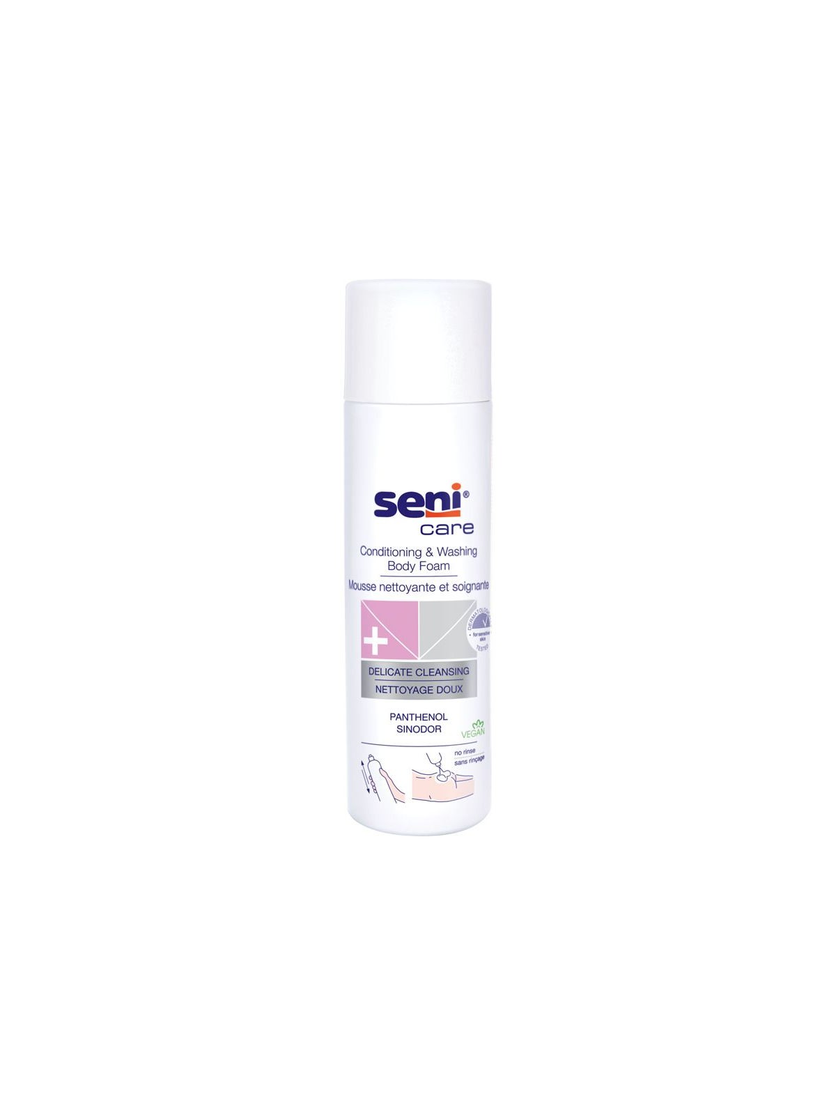 Mousse nettoyante sans rinçage VEGAN